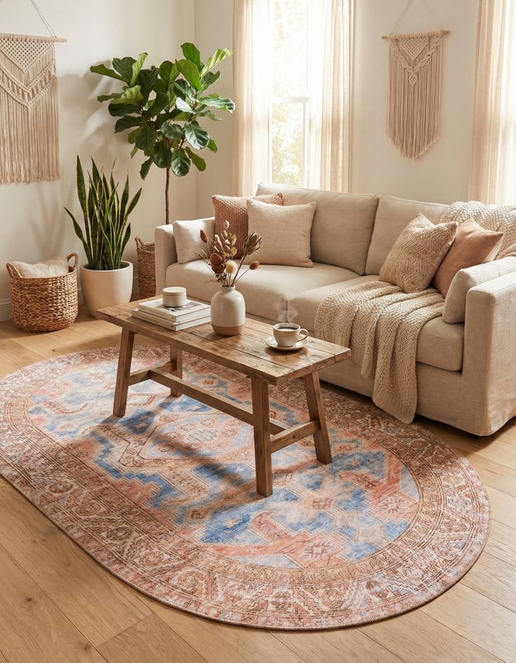 Detail image of 5' x 8' Timeless Oval Rug