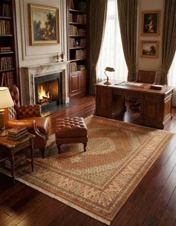 5' x 6' 11 Tabriz Mahi Rug