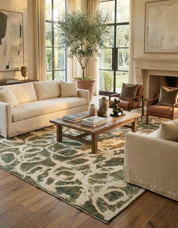 9' 3 x 12' 3 Hand Knotted Ultra Vintage Persian Wool Rug