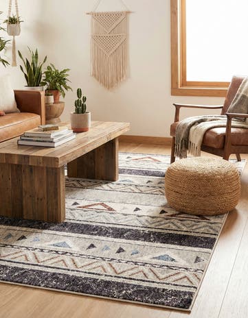 4' x 6' Eco Southwestern Rug
