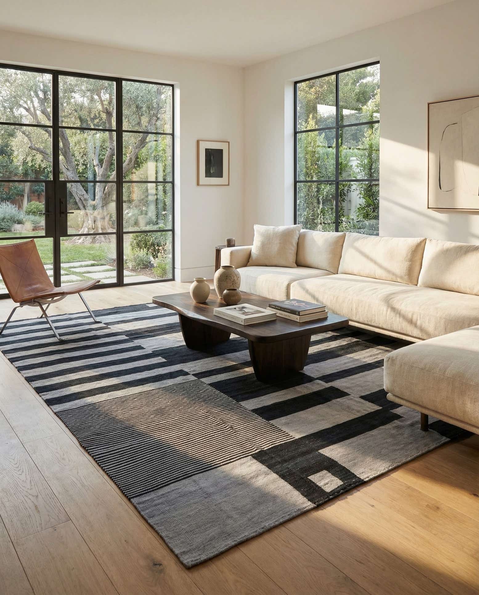 8' 3 x 11' 2 Hand Woven Kilim Modern Wool Rug
