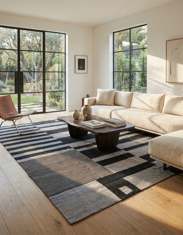 8' 3 x 11' 2 Hand Woven Kilim Modern Wool Rug
