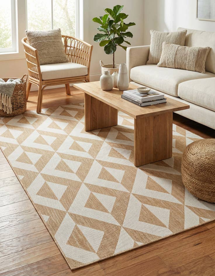 Detail image of  6' x 9'  Washable Jill Zarin Napa Indoor / Outdoor Rug