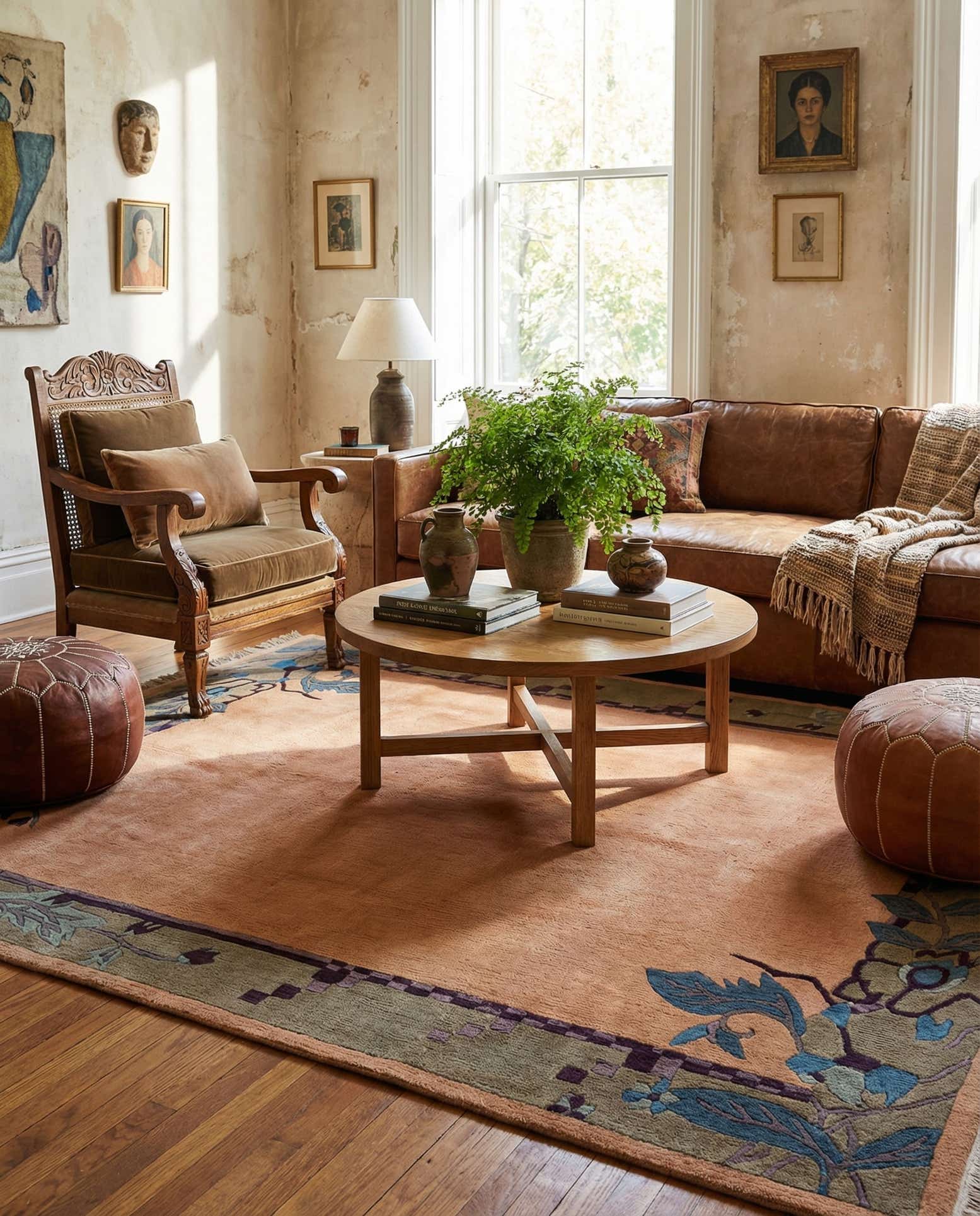 6' 5 x 9' 4 Hand Knotted Nepal Wool Rug