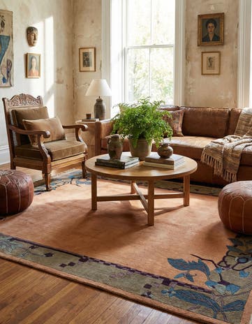 6' 5 x 9' 4 Hand Knotted Nepal Wool Rug