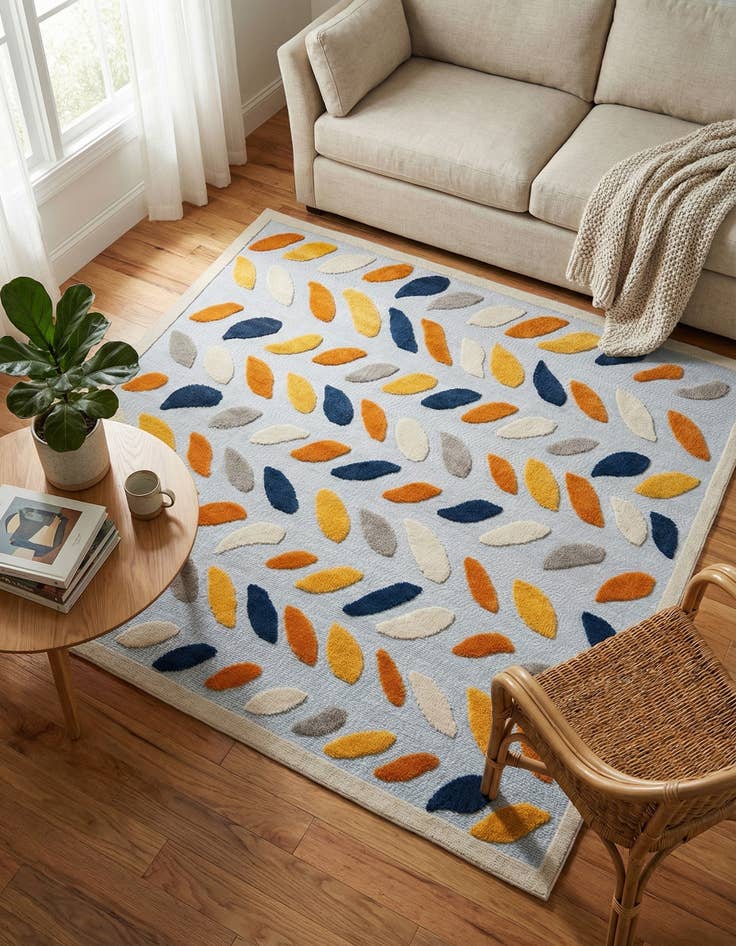 Detail image of 7' 10 x 7' 10  Washable Aruba Indoor / Outdoor Square Rug