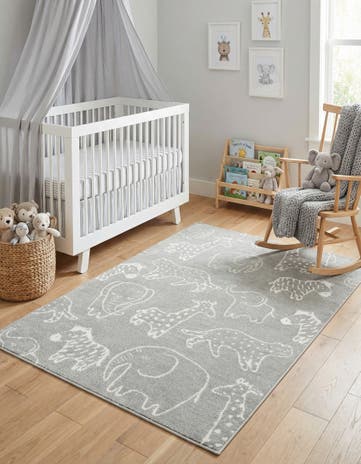 5' x 7' Whimsy Kids Rug