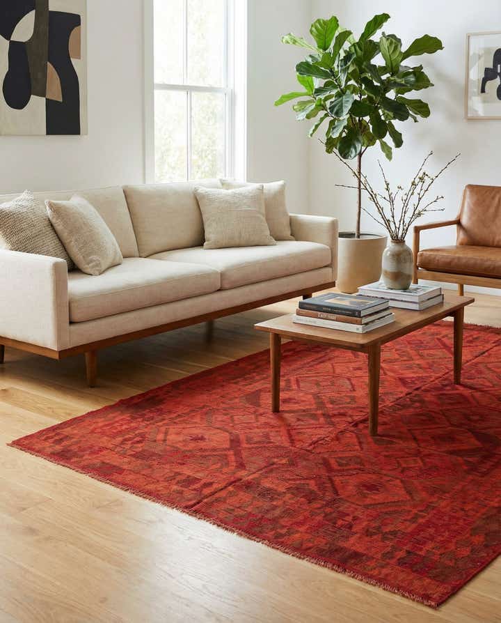 150cm x 250cm Handgewebt Kilim Modern Wolle Teppich
