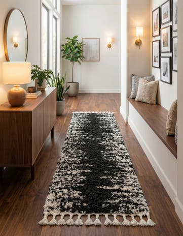 2' 7 x 12' Serenity Shag Runner Rug