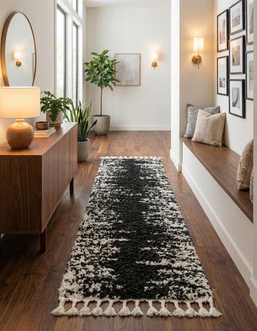 2' 7 x 12' Serenity Shag Runner Rug