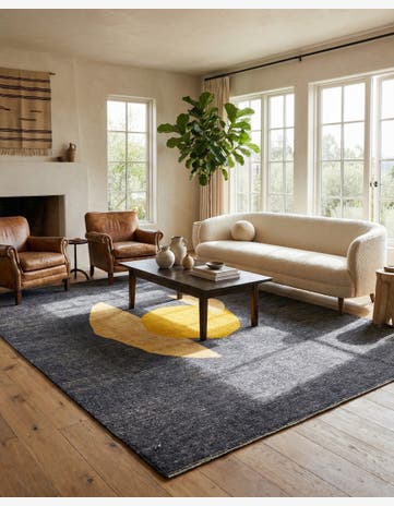 9' 4 x 11' 7 Hand Knotted Moroccan Wool Rug