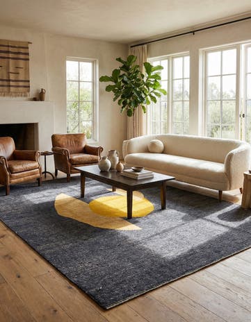 9' 4 x 11' 7 Hand Knotted Moroccan Wool Rug