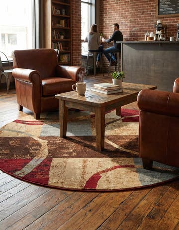 10' x 10' Cafe Round Rug
