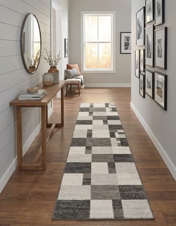Gray Equinox Runner Rug