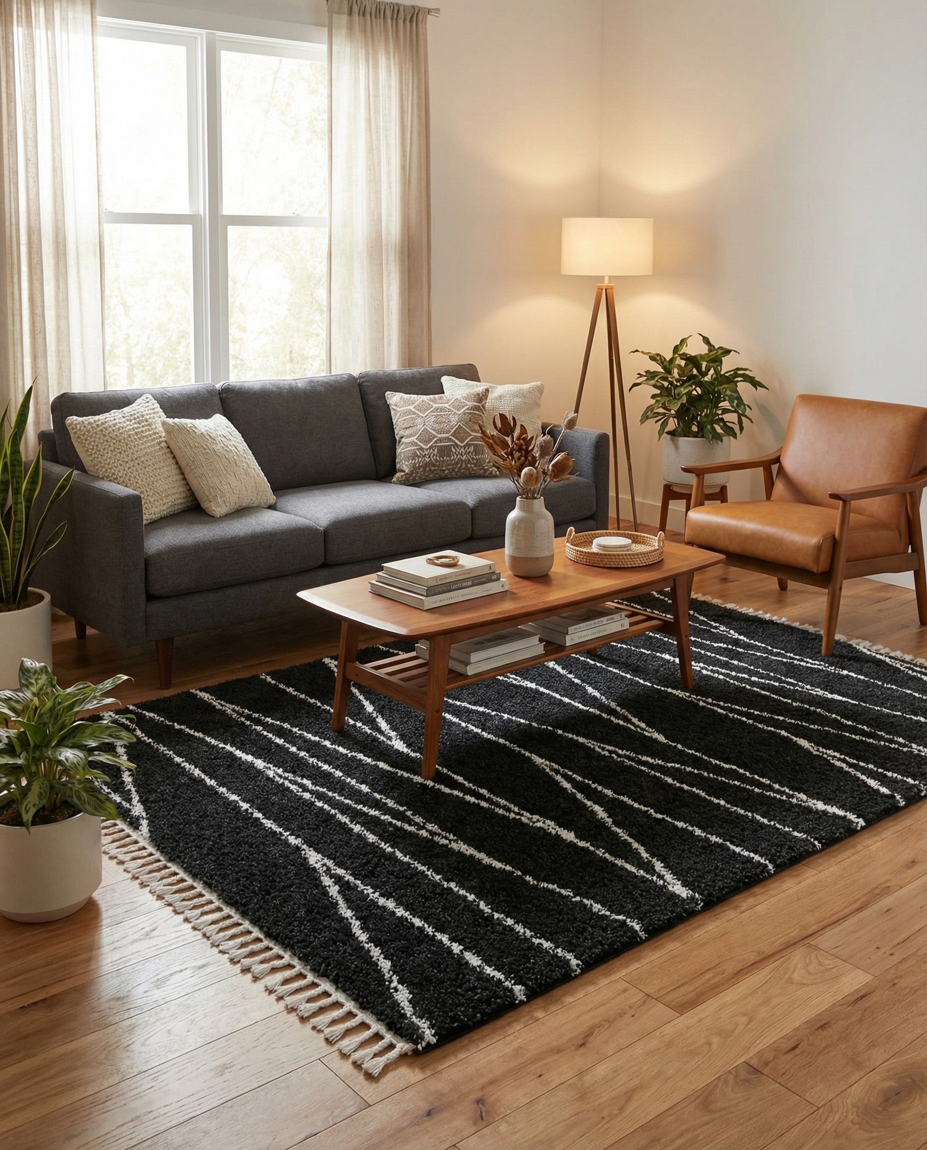  7' 10 x 10' Serenity Shag Rug