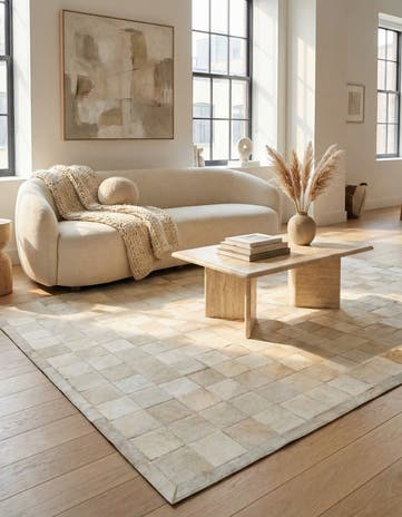 5' 1 x 7' 11 Cowhide - Patchwork Rug