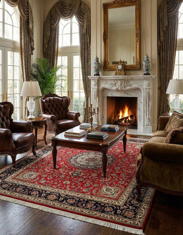 Detail image of 8' x 9' 10 Tabriz Rug