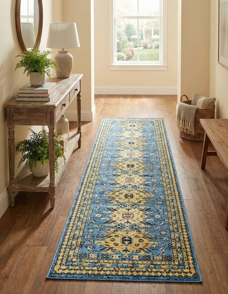 Detail image of  2' 7 x 10' Heris Runner Rug