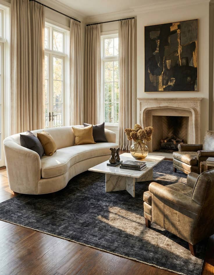 Detail image of 8' x 10' 9 Hand Knotted Ultra Vintage Persian Wool Rug