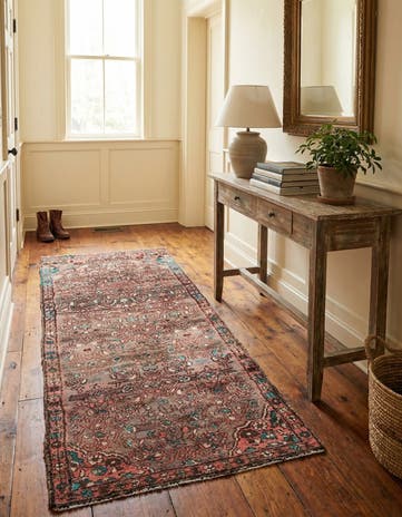 2' 9 x 6' Hand Knotted Ultra Vintage Persian Wool Runner Rug