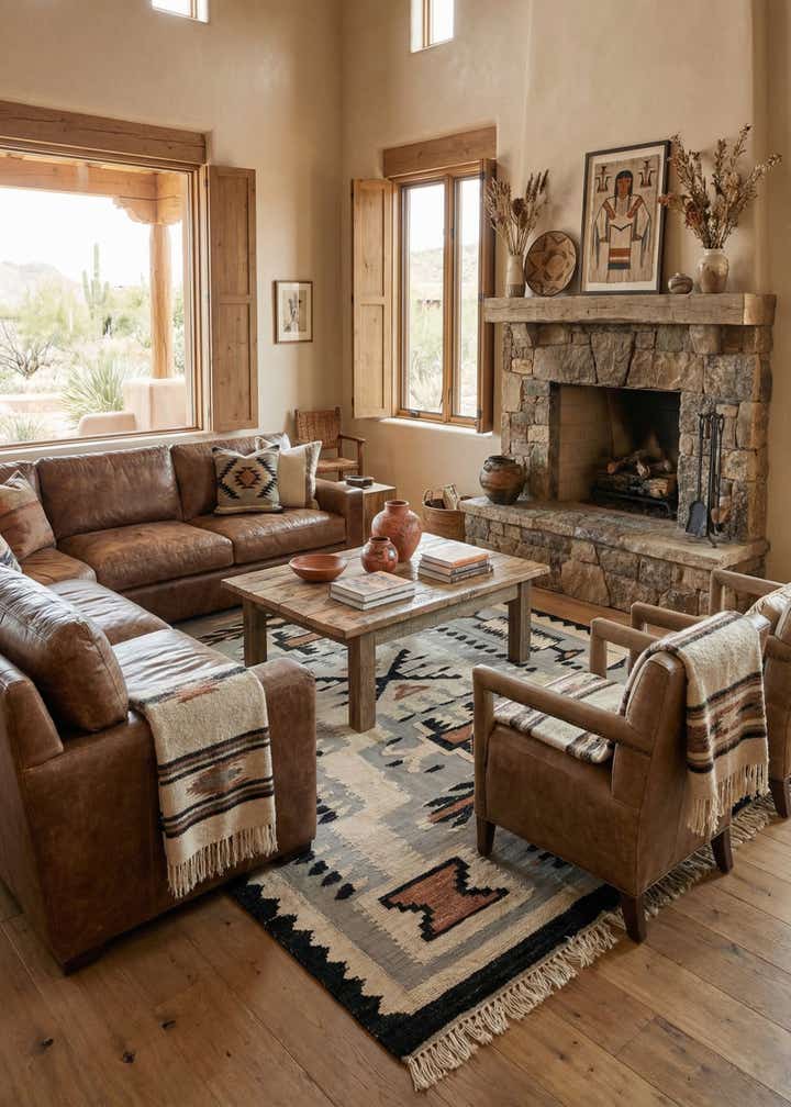 8' x 10' 6 Hand Knotted Darya Wool Rug