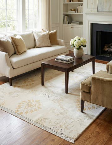 5' 7 x 7' 9 Hand Knotted Darya Wool Rug