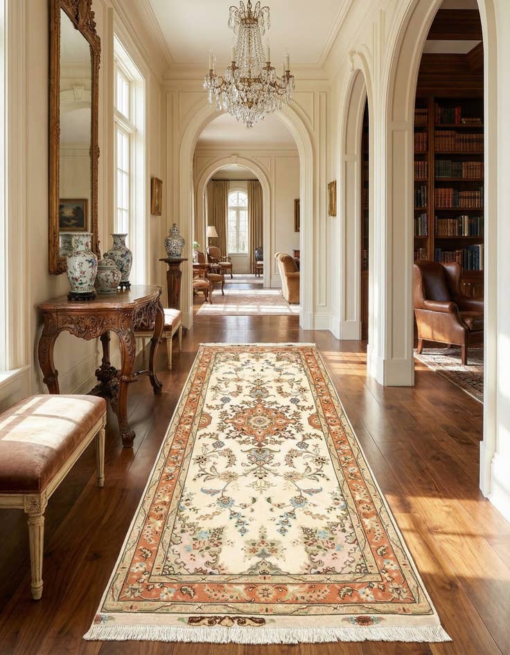 Detail image of  2' 8 x 7' 1 Tabriz Runner Rug