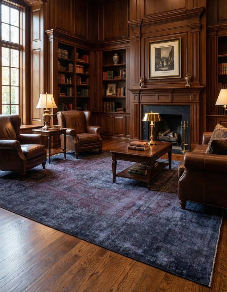 Detail image of 9' 10 x 12' 10 Vintage Royal Wool Rug