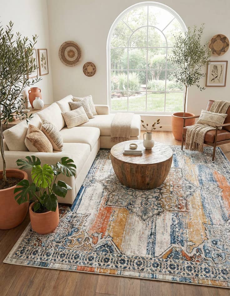 Detail image of  11' 10 x 11' 10 Nyla Square Rug