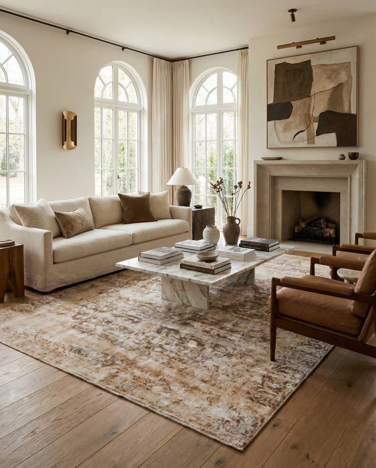 Detail image of 8' 7 x 12' 4 Hand Knotted Ultra Vintage Persian Wool Rug