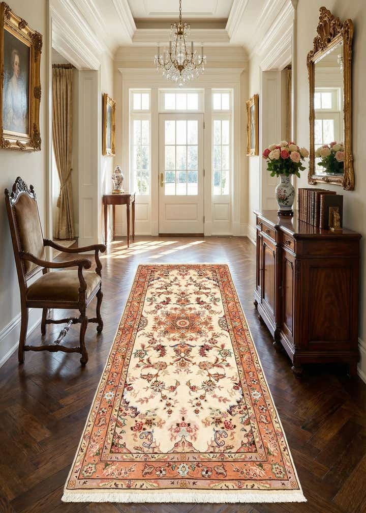 2' 9 x 6' 11 Tabriz Runner Rug