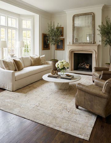 9' 5 x 12' 9 Hand Knotted Ultra Vintage Persian Wool Rug