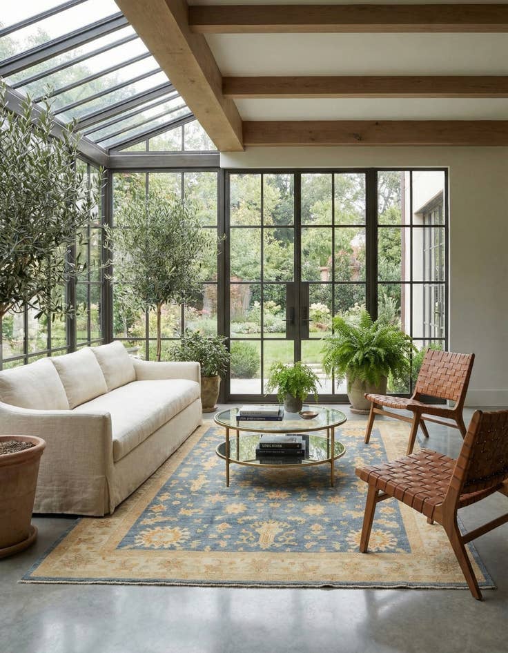 Detail image of  8' 2 x 11' 2 Kaizar Wool Rug