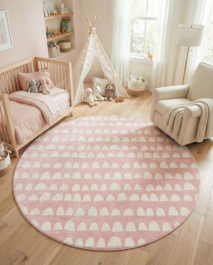 7' 10 x 7' 10 Whimsy Kids Round Rug