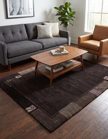 4' 8 x 6' 4 Hand Knotted Nepal Wool Rug