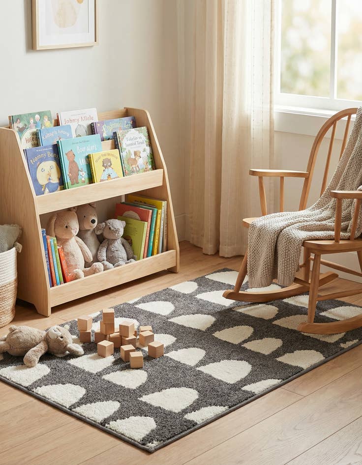 Detail image of  2' 2 x 3' Whimsy Kids Rug