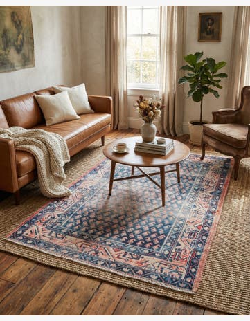 3' 6 x 5' 4 Hand Knotted Ultra Vintage Persian Wool Rug