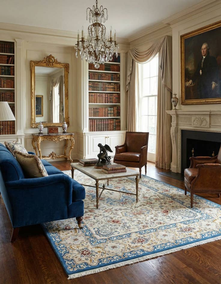 Detail image of 7' 9 x 11' 2 Tabriz Wool Rug