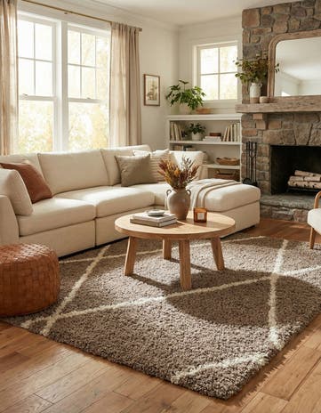 8' x 8' Infinity Shag Square Rug