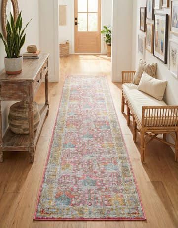 Pink Paragon Runner Rug