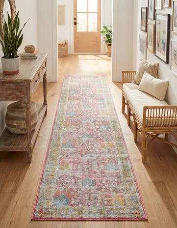 Pink Paragon Runner Rug