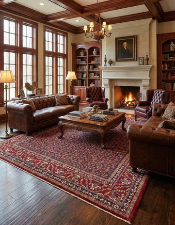 10' 11 x 13' 3 Endjalas Wool Rug