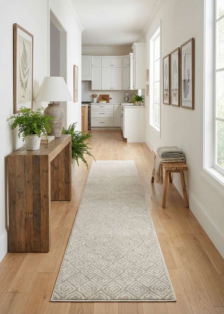2' 7 x 12' Easy-Clean Sabrina Soto Indoor / Outdoor Runner Rug