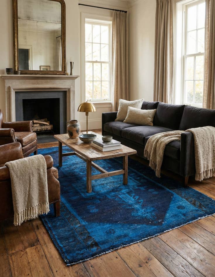 Detail image of 3' 4 x 6' 2  Hand Knotted Ultra Vintage Persian Wool Rug