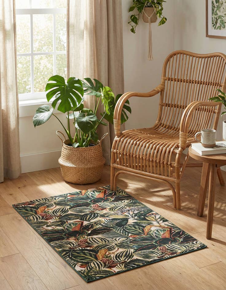 Detail image of 1' 4 x 1' 4 Blossom Sample Rug