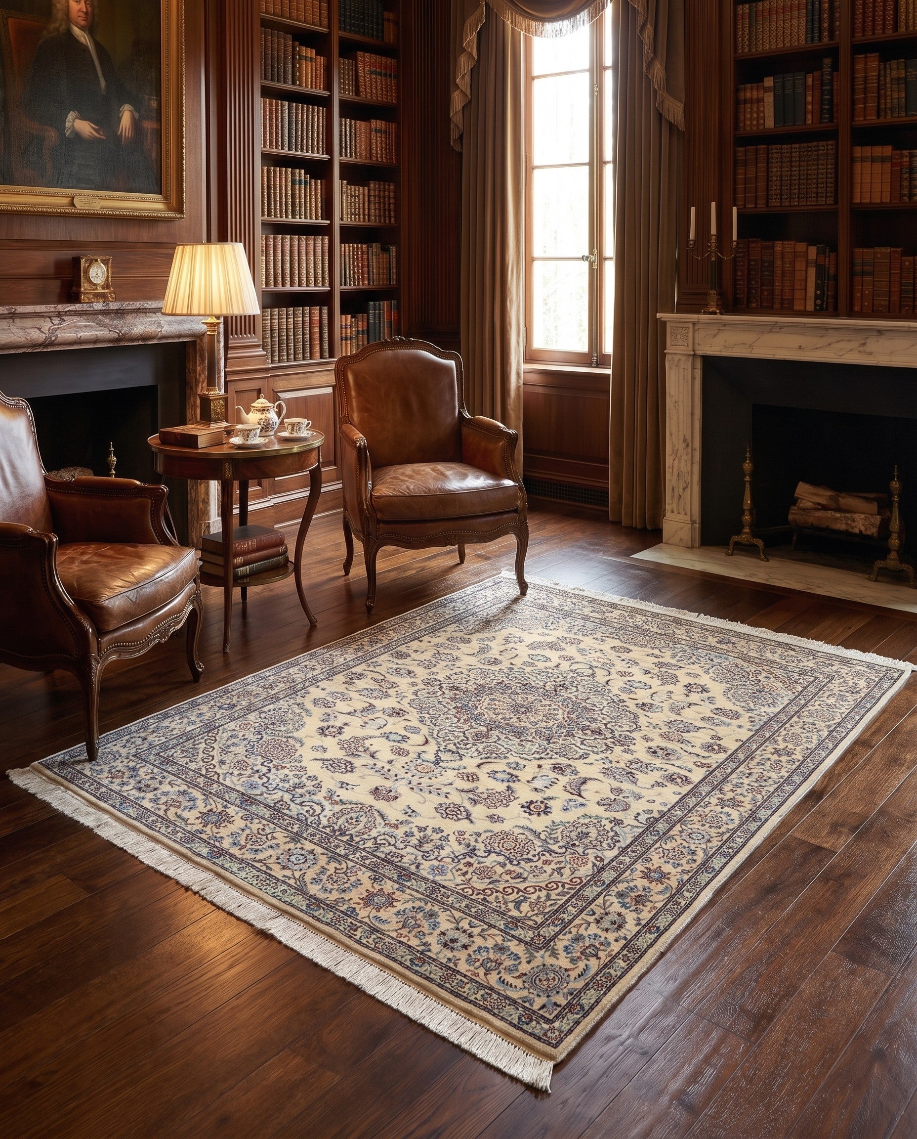 4' 2 x 6' 5 Nain Rug