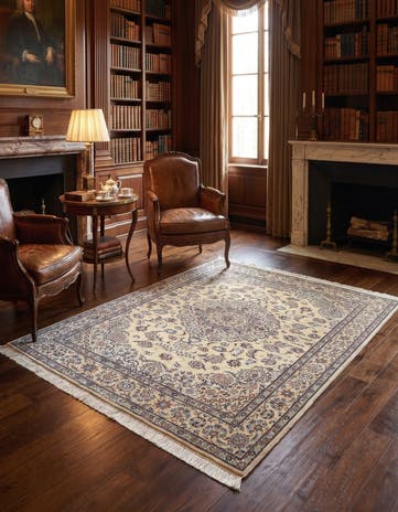 4' 2 x 6' 5 Nain Rug