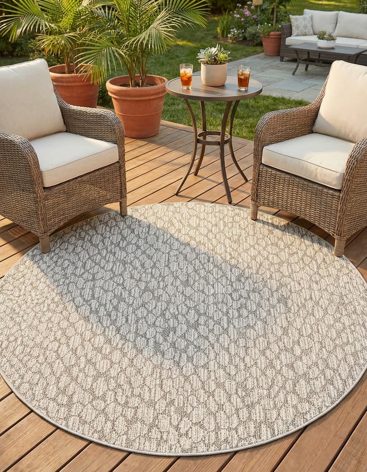 5' 3 x 5' 3 Easy-Clean Safari Indoor / Outdoor...