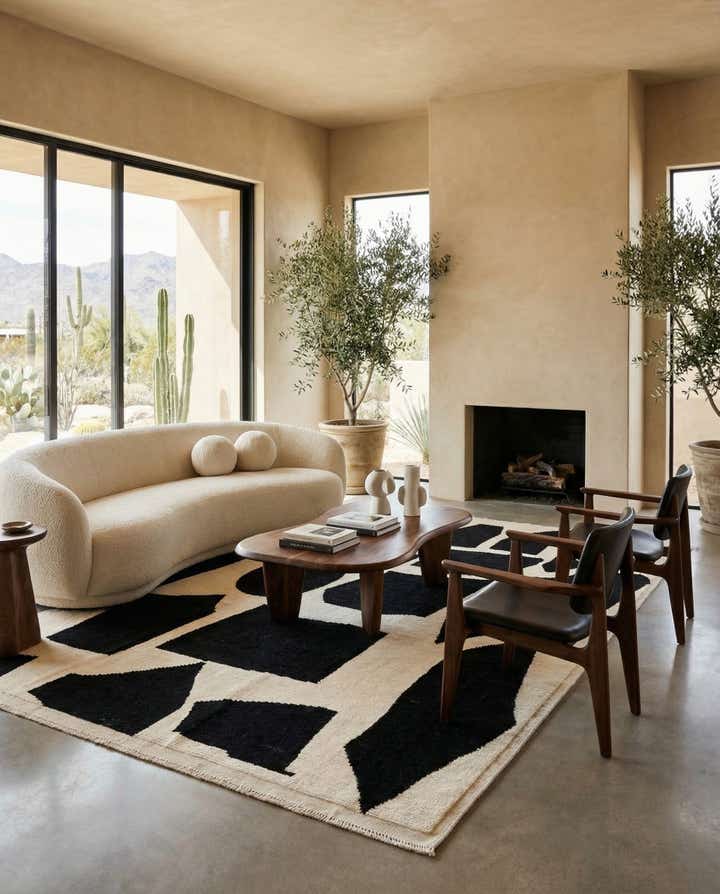 9' x 12' 7 Hand Knotted Beni Marok Rug