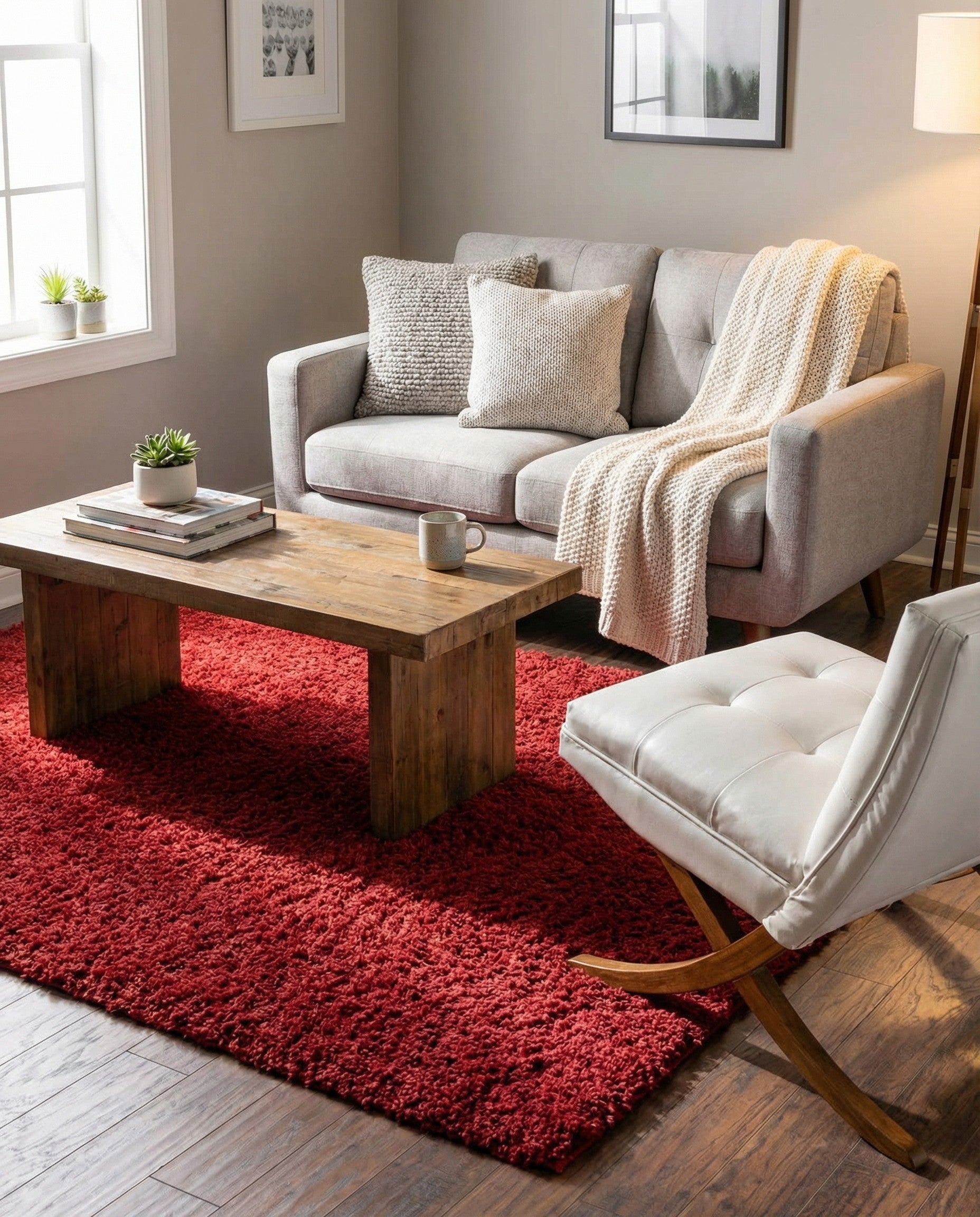  5' x 5' Everyday Shag Square Rug